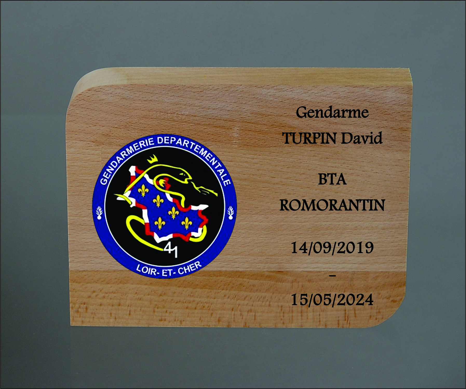 trophée gendarmerie