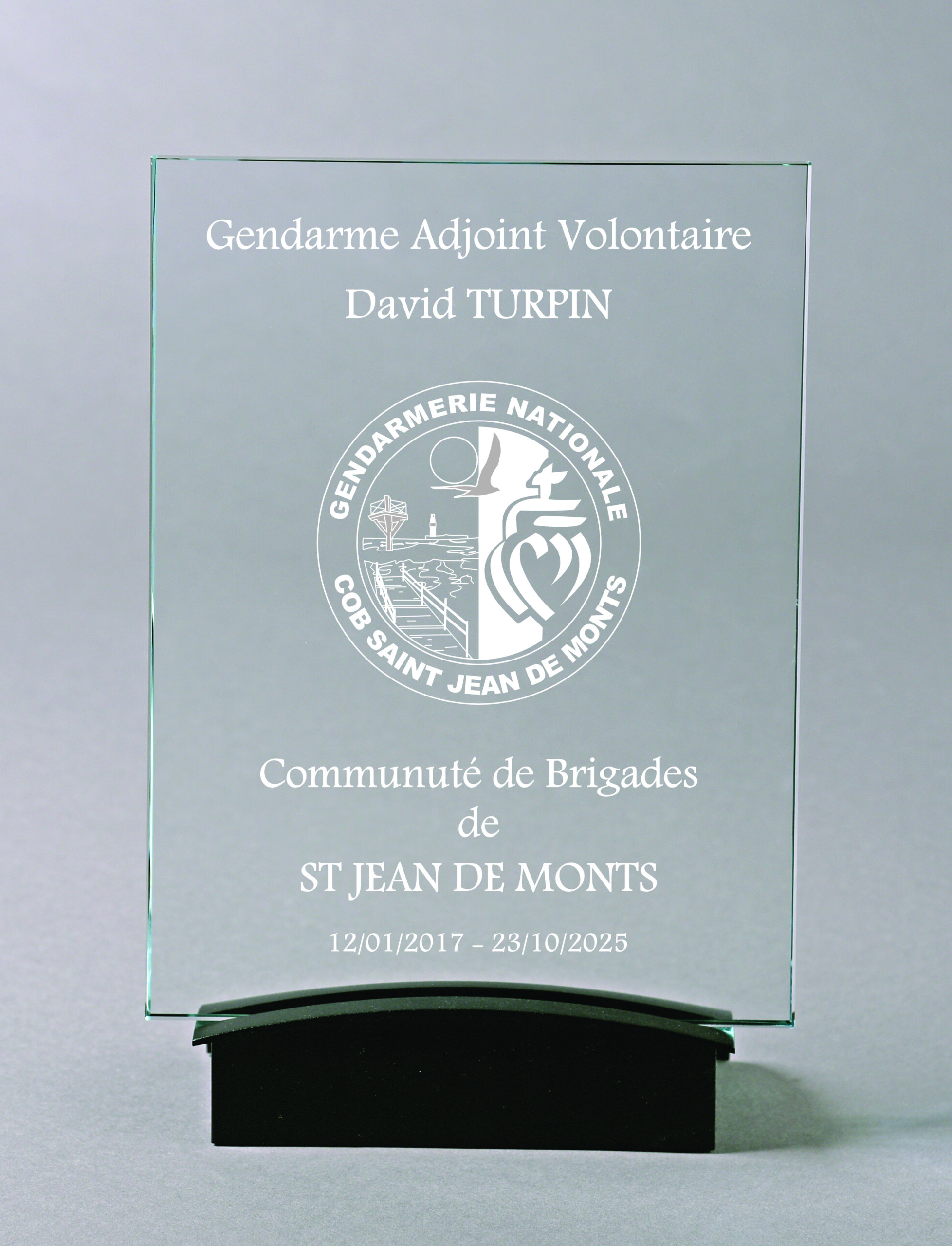 trophée gendarmerie