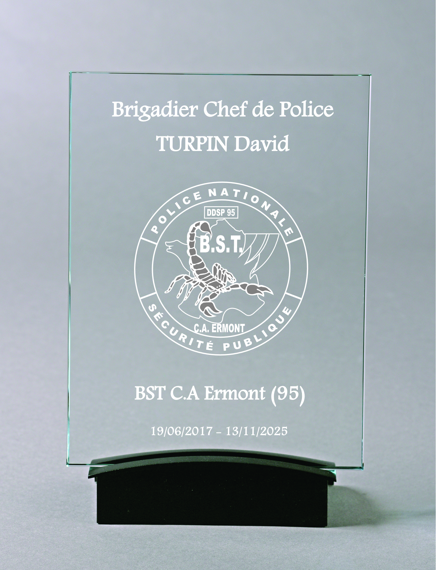 trophée gendarmerie